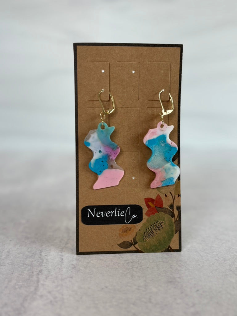 Wavy Drop Earrings