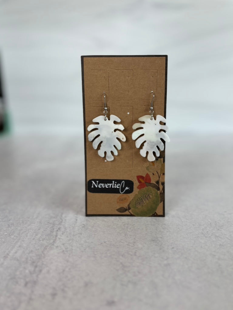 Leaf Earrings - Multi Colored