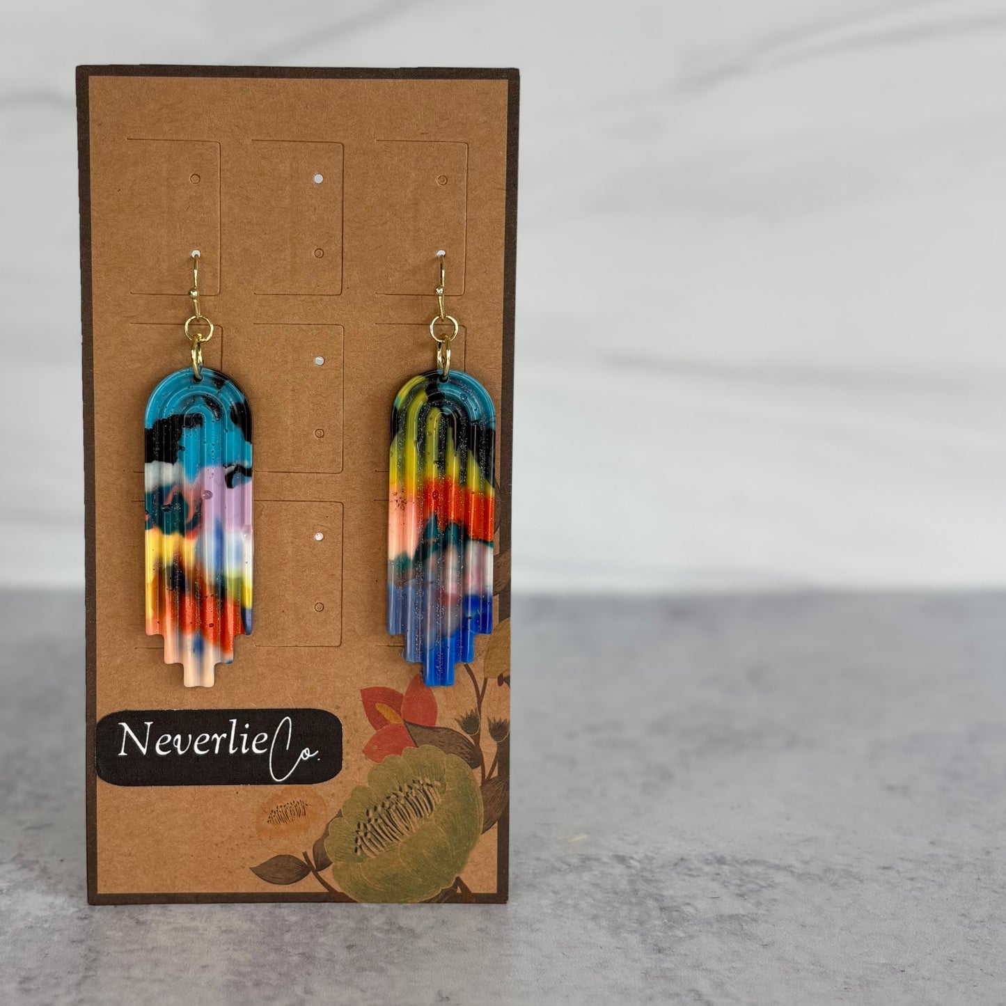 Geometric Drop Earring