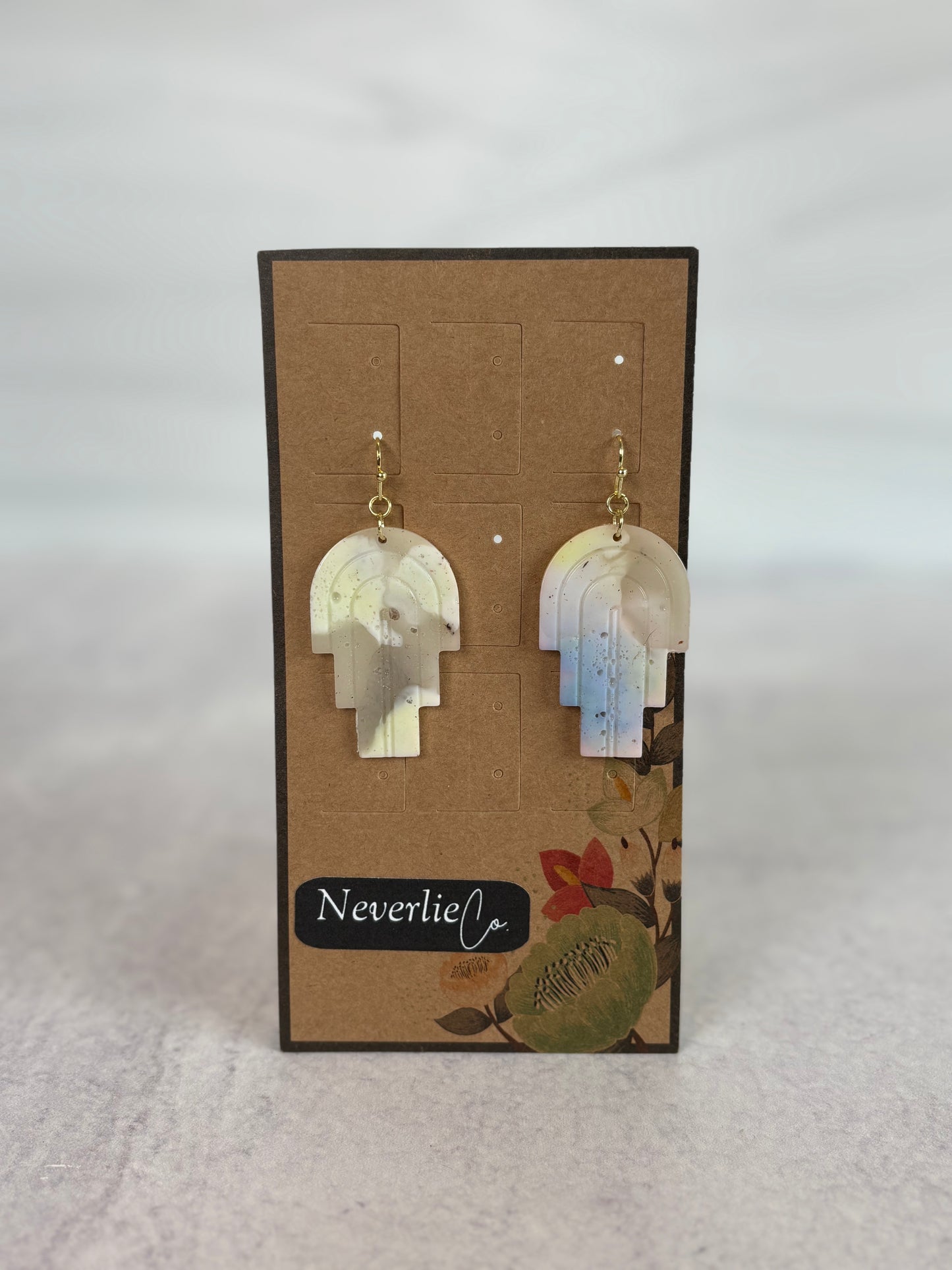 Geometric Chandelier Drop Earring