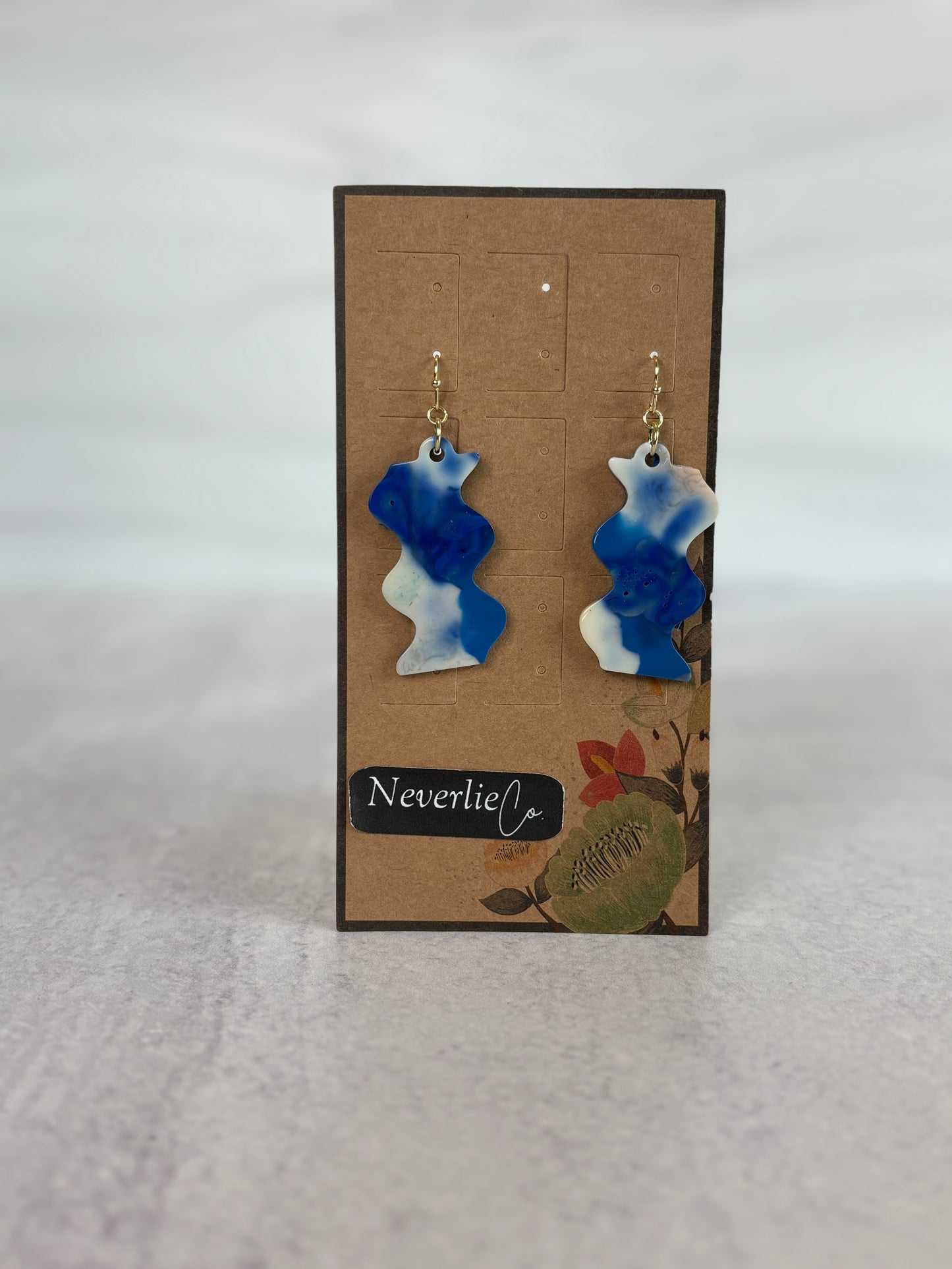 Wavy Drop Earrings