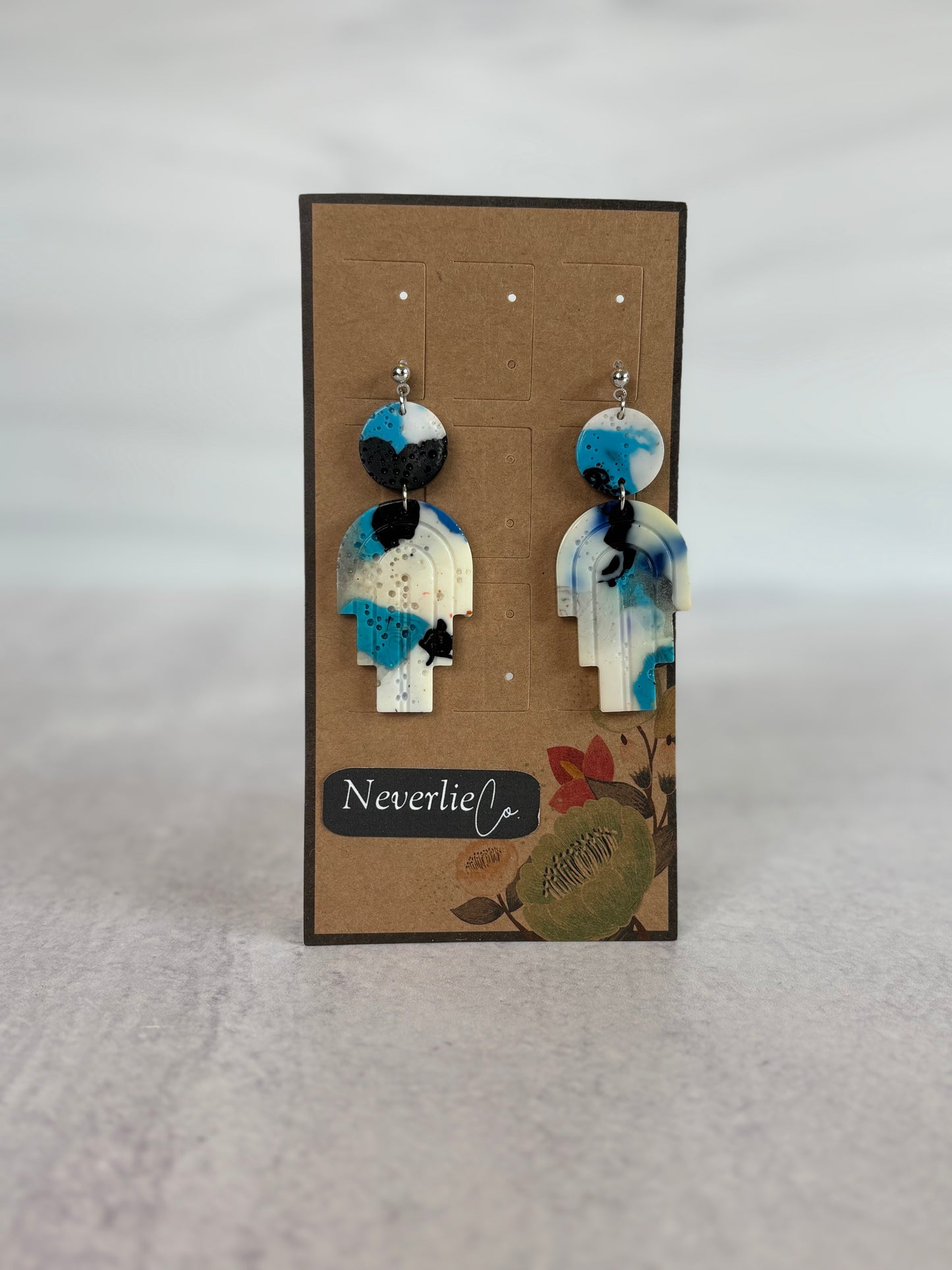 Geometric Chandelier Drop Earring