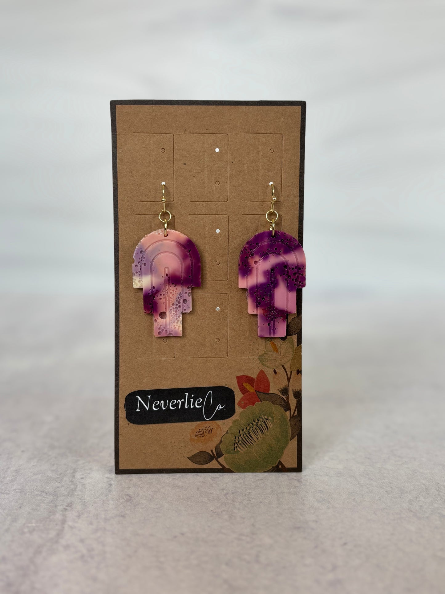 Geometric Chandelier Drop Earring
