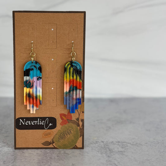 Geometric Drop Earring