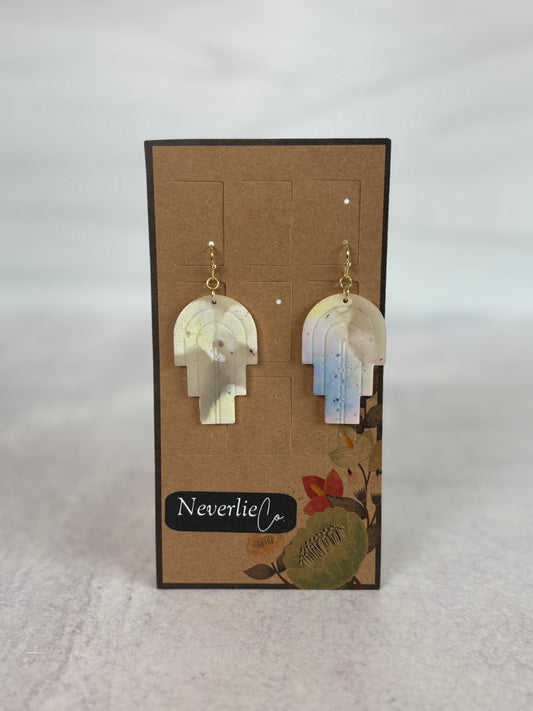 Geometric Chandelier Drop Earring